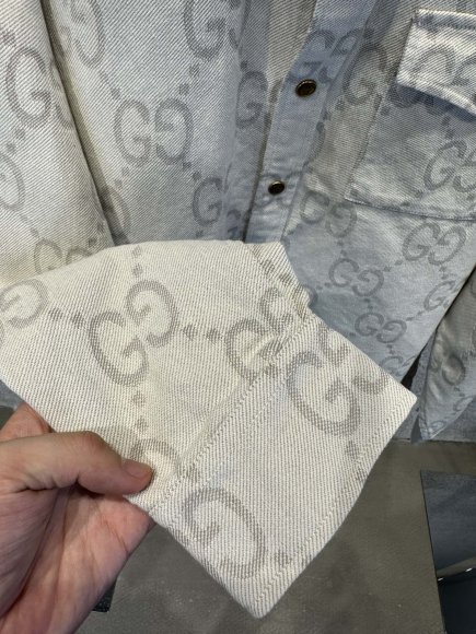 Gucci - Мужская джинсовая рубашка B2_3011GU7 Gucci - Мужская джинсовая рубашка B2_3011GU7