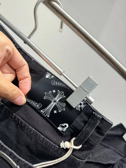 Chrome Hearts - Мужские джинсовые шорты AB_2106CH3 Chrome Hearts - Мужские джинсовые шорты AB_2106CH3