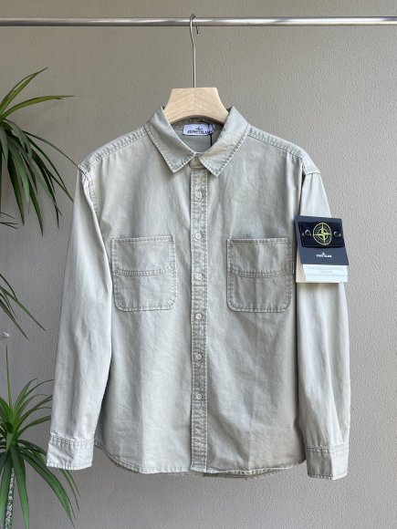 Stone Island - Мужская джинсовая рубашка SI_1309SI6