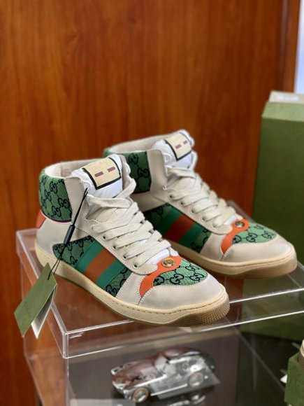  Gucci Screener Мужские кеды R_0102GU4