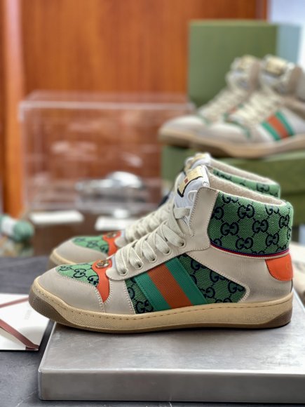  Gucci Screener Мужские кеды R_0102GU4