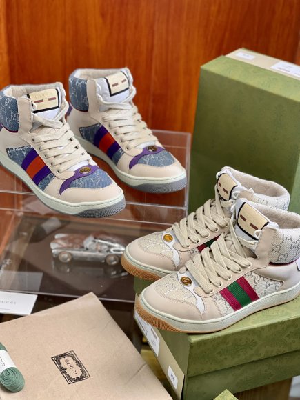  Gucci Screener Мужские кеды R_0102GU4