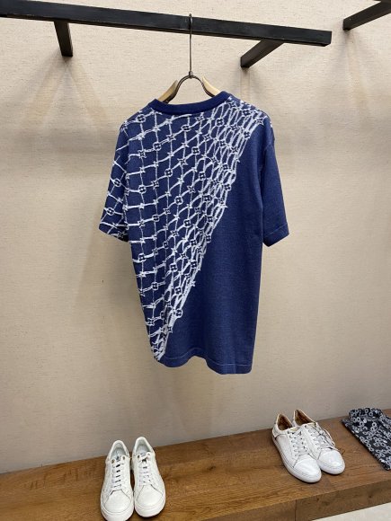 Louis Vuitton - Мужская трикотажная футболка майка DZ_1805LV4