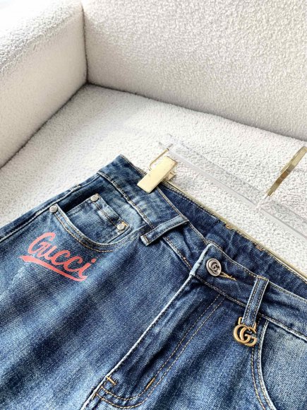 Gucci - Мужские штаны джинсы TI_2609GU8 Gucci - Мужские штаны джинсы TI_2609GU8