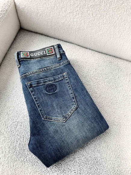 Gucci - Мужские штаны джинсы TI_2609GU8 Gucci - Мужские штаны джинсы TI_2609GU8