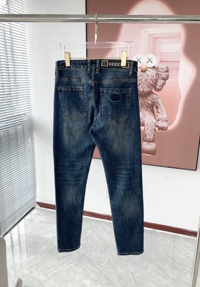 Gucci - Мужские штаны джинсы TI_2609GU8 Gucci - Мужские штаны джинсы TI_2609GU8