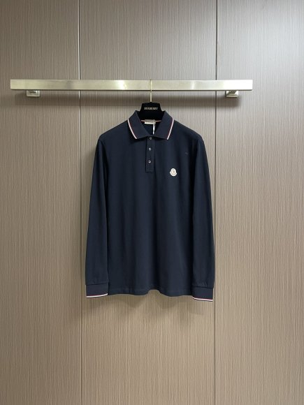 Moncler - Мужская кофта лонгслив поло DZ_0908MO5 Moncler - Мужская кофта лонгслив поло DZ_0908MO5