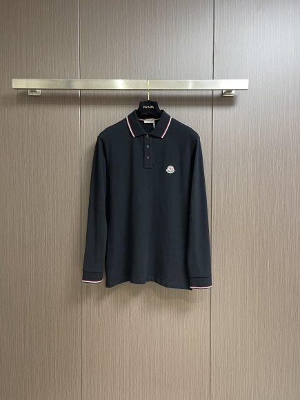 Moncler - Мужская кофта лонгслив поло DZ_0908MO5 Moncler - Мужская кофта лонгслив поло DZ_0908MO5