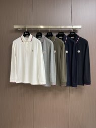 Moncler - Мужская кофта лонгслив поло DZ_0908MO5