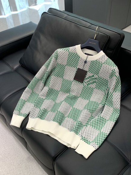 Louis Vuitton Damier - Мужская кофта свитер пуловер TI_3009LV1 Louis Vuitton Damier - Мужская кофта свитер пуловер TI_3009LV1