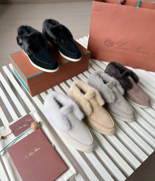 Loro Piana Open Walk - Женские зимние лоферы N1_1111LP7