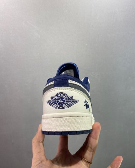 Nike Air Jordan 1 Retro Low & Stussy - Мужские кроссовки кеды ZO_1501NJS3