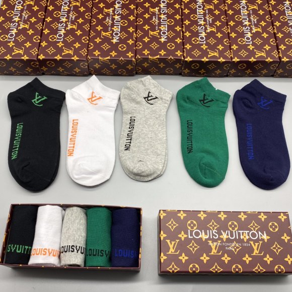 Louis Vuitton носки комплект 5 пар AC_1504LV3 Louis Vuitton носки комплект 5 пар AC_1504LV3