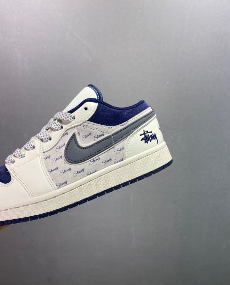 Nike Air Jordan 1 Retro Low & Stussy - Женские кроссовки кеды ZO_1501NJS4 Nike Air Jordan 1 Retro Low & Stussy - Женские кроссовки кеды ZO_1501NJS4