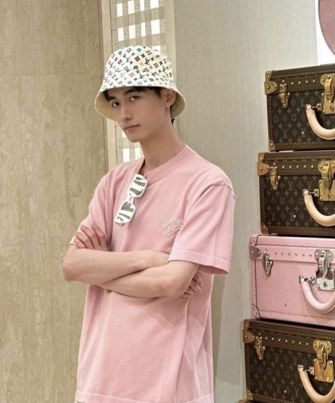 Louis Vuitton - Мужская трикотажная футболка майка DZ_1805LV7
