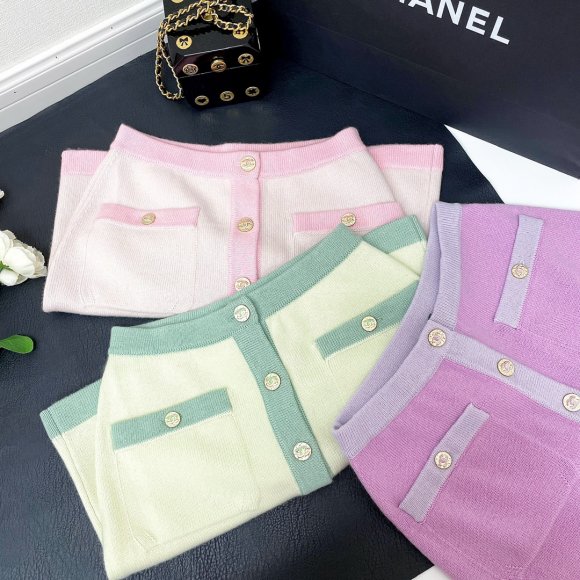 Chanel - Женская кашемировая юбка ZP_0906CH5 Chanel - Женская кашемировая юбка ZP_0906CH5