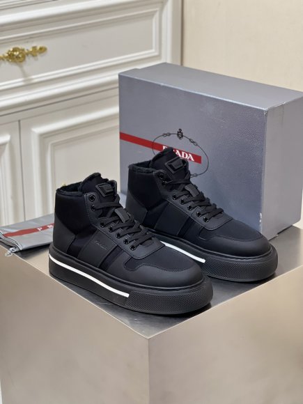 Prada - Мужские кроссовки ботинки BL_1201PR2 Prada - Мужские кроссовки ботинки BL_1201PR2