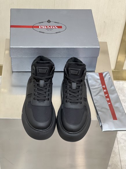 Prada - Мужские кроссовки ботинки BL_1201PR2 Prada - Мужские кроссовки ботинки BL_1201PR2
