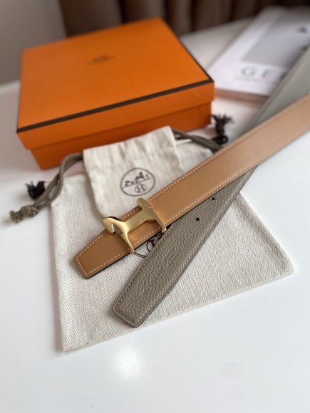 Hermes Мужской двусторонний ремень 3.2см. RE_0905HE1 Hermes Мужской двусторонний ремень 3.2см. RE_0905HE1