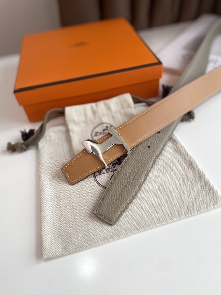 Hermes Мужской двусторонний ремень 3.2см. RE_0905HE1 Hermes Мужской двусторонний ремень 3.2см. RE_0905HE1