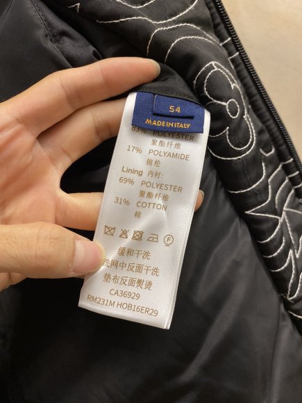 Louis Vuitton Snow - Мужская стеганная куртка DZ_1011LV8