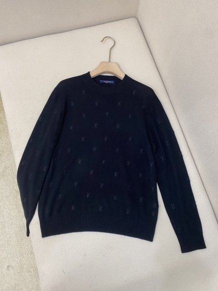 Louis Vuitton Signature - Мужская шерстяная кофта свитер DZ_2208LV6 Louis Vuitton Signature - Мужская шерстяная кофта свитер DZ_2208LV6