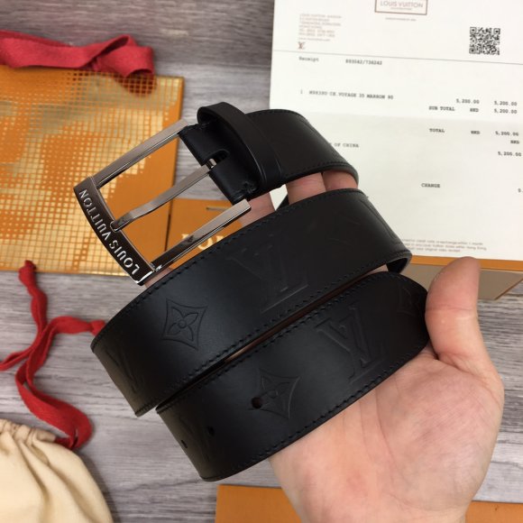 Louis Vuitton Мужской ремень 4.0см. RE_0905LU2