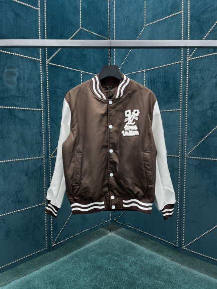 Louis Vuitton Varsity - Мужская куртка ветровка бомбер DZ_2208LV7 Louis Vuitton Varsity - Мужская куртка ветровка бомбер DZ_2208LV7