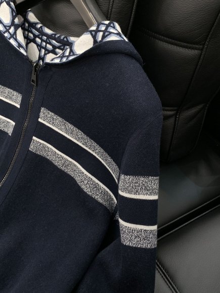 Dior - Мужская кашемировая двусторонняя кофта толстовка TI_2910DI8 Dior - Мужская кашемировая двусторонняя кофта толстовка TI_2910DI8