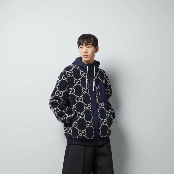 Gucci Cruise - Мужская шерстяная толстовка куртка DZ_1211GU2 Gucci Cruise - Мужская шерстяная толстовка куртка DZ_1211GU2