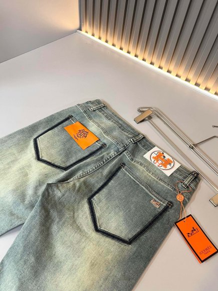 Hermes - Мужские штаны джинсы DF_2407HE15 Hermes - Мужские штаны джинсы DF_2407HE15