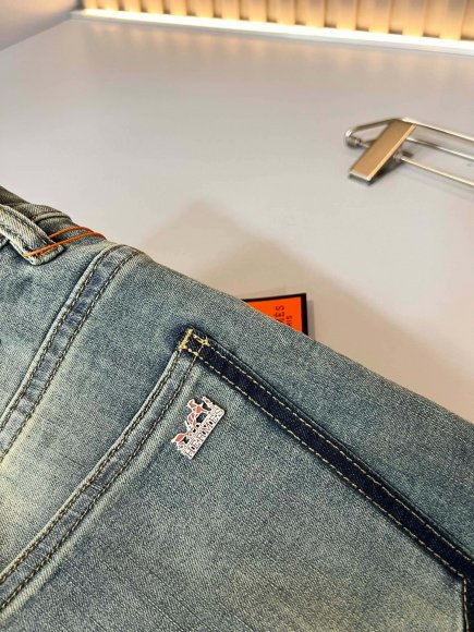 Hermes - Мужские штаны джинсы DF_2407HE15 Hermes - Мужские штаны джинсы DF_2407HE15