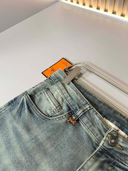 Hermes - Мужские штаны джинсы DF_2407HE15 Hermes - Мужские штаны джинсы DF_2407HE15