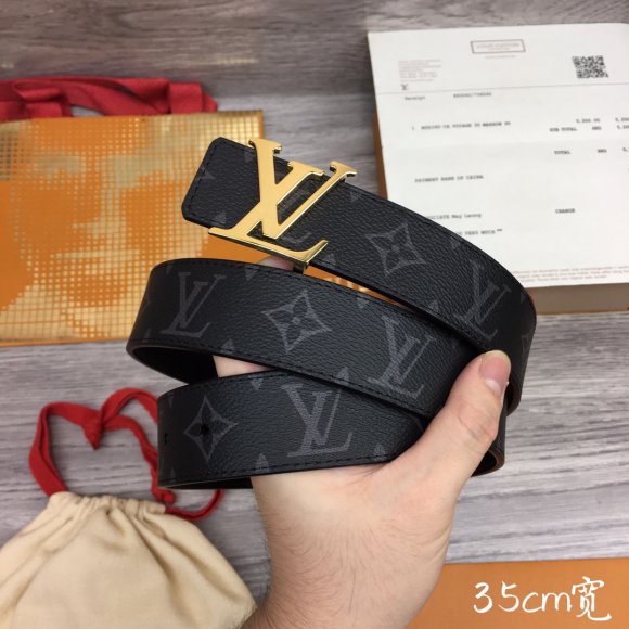 Louis Vuitton Мужской ремень 3.5см RE_2009LV9