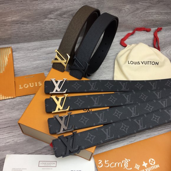 Louis Vuitton Мужской ремень 3.5см RE_2009LV9