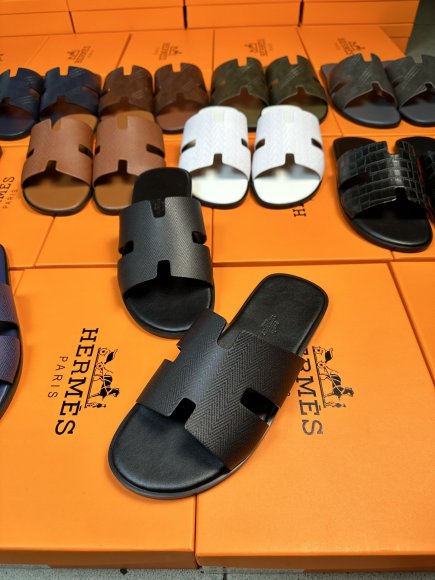 Hermes - Мужские шлепанцы сандалии GTL_1004HE4 Hermes - Мужские шлепанцы сандалии GTL_1004HE4