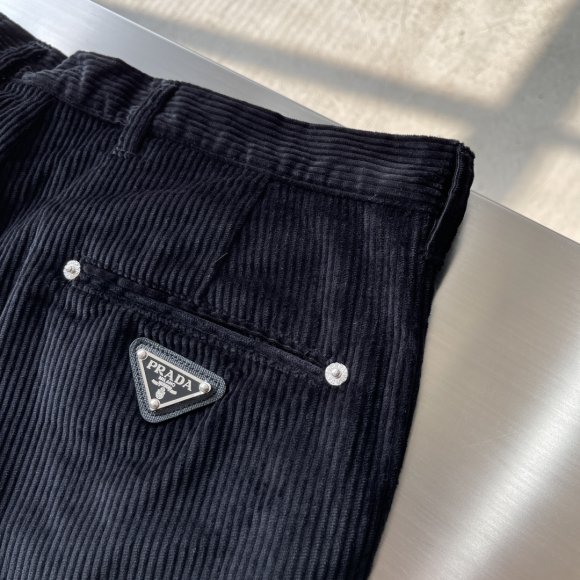 Prada Pinwale - Мужские вельветовые штаны брюки AH_1201PR3