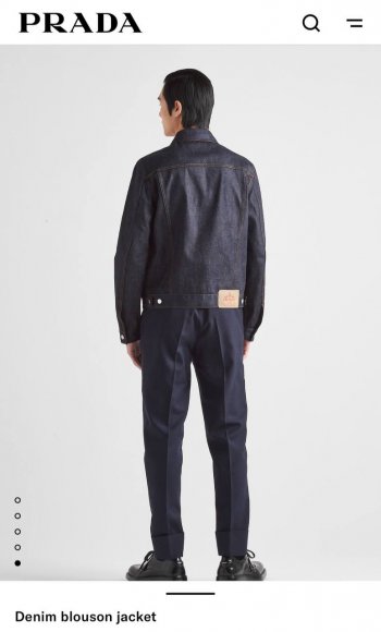 Prada - Мужская джинсовая рубашка куртка DZ_1208PR1