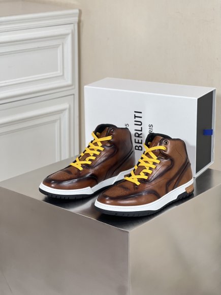 Berluti - Мужские ботинки кеды HP_1512BE6 Berluti - Мужские ботинки кеды HP_1512BE6
