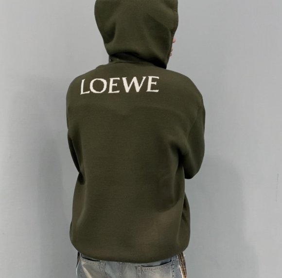 Loewe - Мужская шерстяная кофта худи DZ_1501LO2