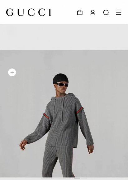 Gucci Couple - Мужская шерстяная кофта толстовка свитер MI_0110GU4