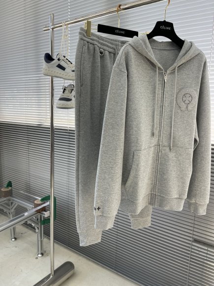 Chrome Hearts - Мужская кофта толстовка (костюм штаны) TJ_3010CH3 Chrome Hearts - Мужская кофта толстовка (костюм штаны) TJ_3010CH3