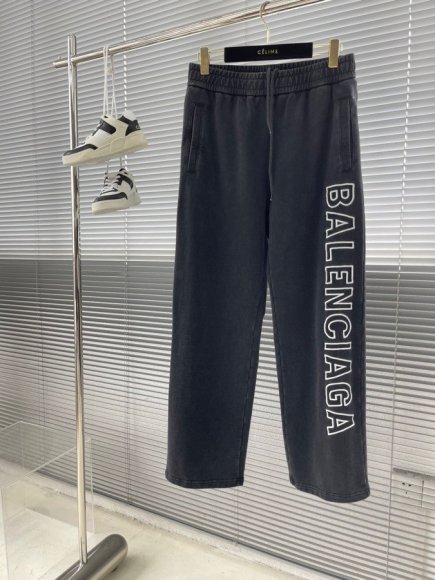 Balenciaga Outline Baggy - Мужские спортивные штаны AH_2610BA6