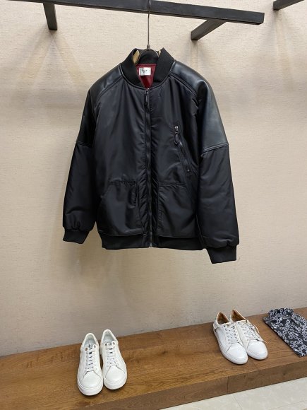 Bally - Мужская куртка бомбер ветровка DZ_1501BA3 Bally - Мужская куртка бомбер ветровка DZ_1501BA3