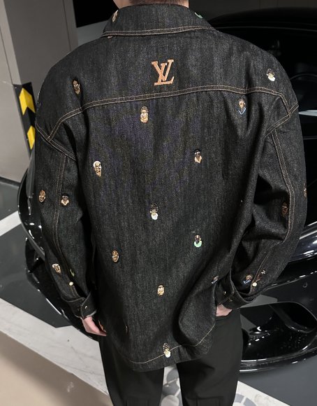 Louis Vuitton - Мужская джинсовая рубашка куртка DZ_1403LV6