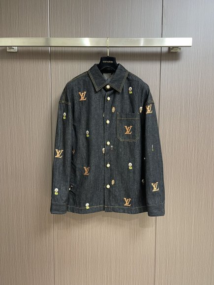 Louis Vuitton - Мужская джинсовая рубашка куртка DZ_1403LV6