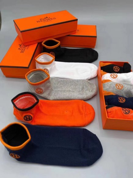 Hermes носки комплект 5 пар AC_1705HE3 Hermes носки комплект 5 пар AC_1705HE3