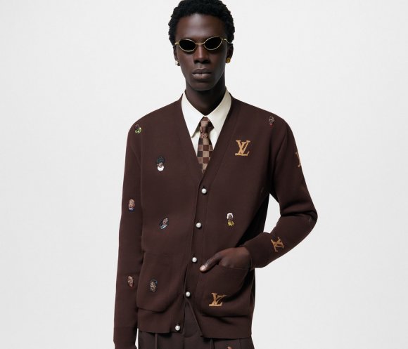 Louis Vuitton - Мужская кофта кардиган DZ_1501LV4 Louis Vuitton - Мужская кофта кардиган DZ_1501LV4