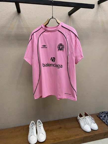Balenciaga Paris Soccer - Мужская футболка майка DZ_1403BA7 Balenciaga Paris Soccer - Мужская футболка майка DZ_1403BA7