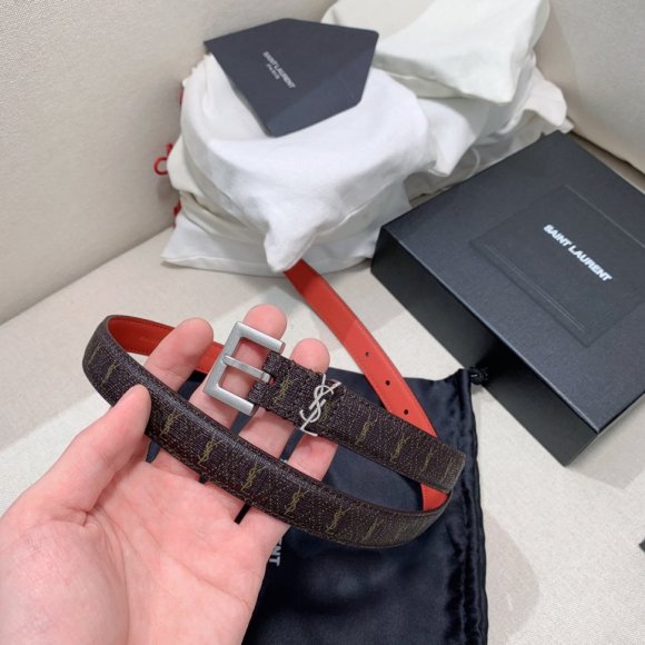 Saint Laurent Женский ремень 2.0см RE_0905SL7 Saint Laurent Женский ремень 2.0см RE_0905SL7